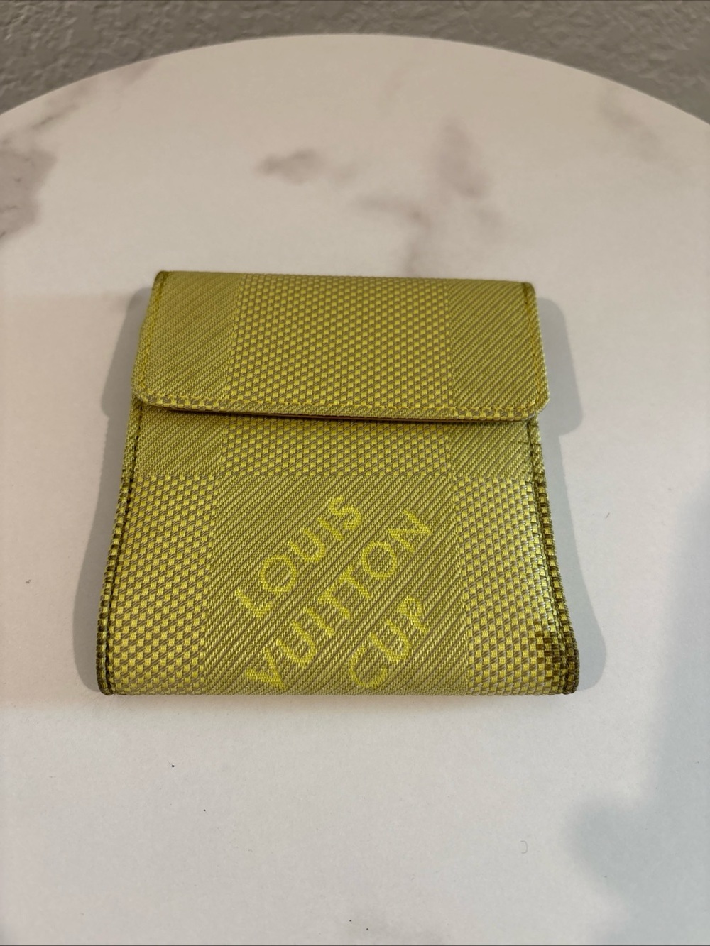 Louis Vuitton Cup Damier Geant Canvas Wallet